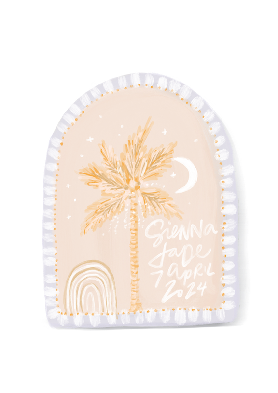 NAME PALM | custom ceramic tile