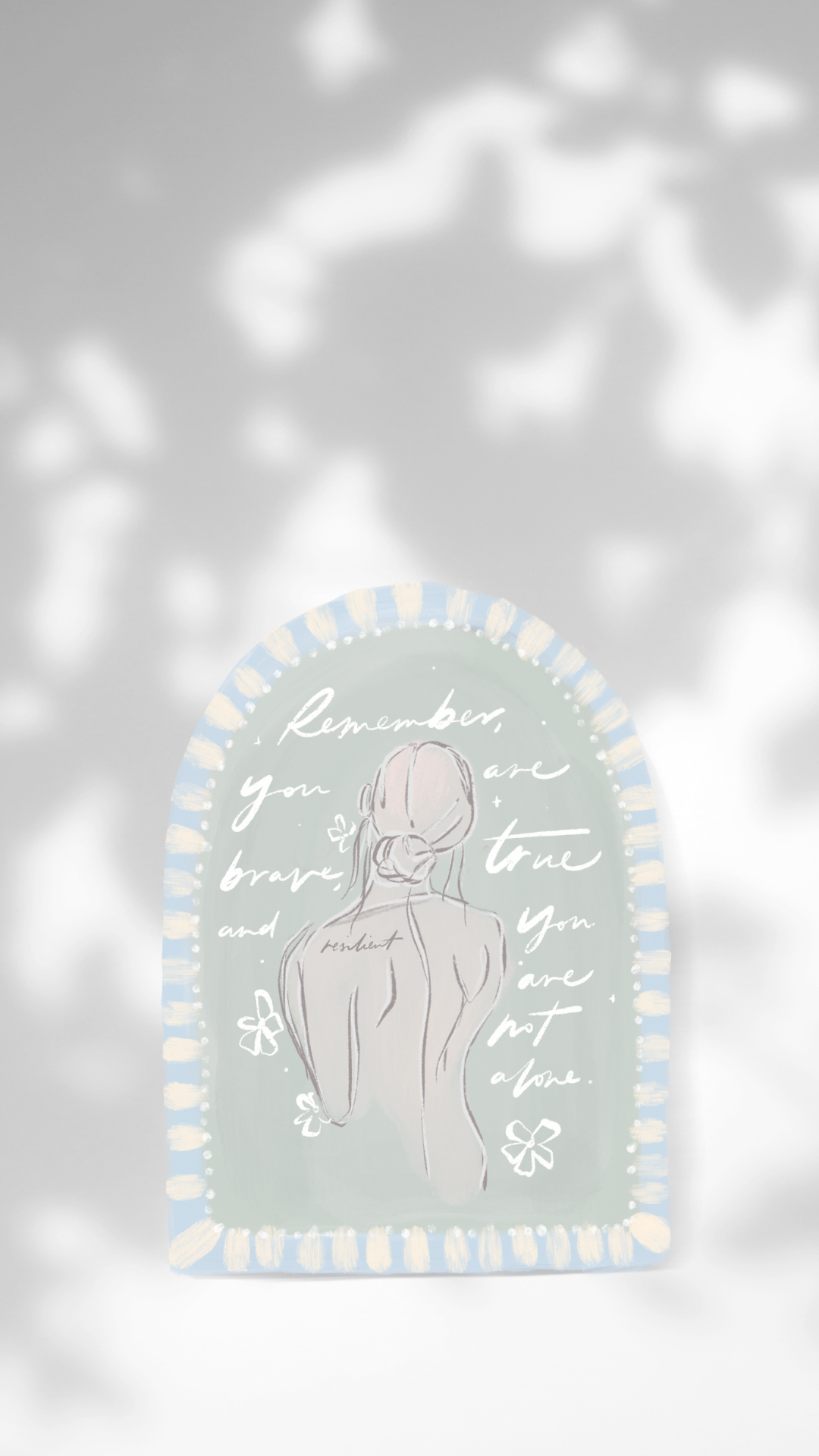 brave and true | ceramic tile