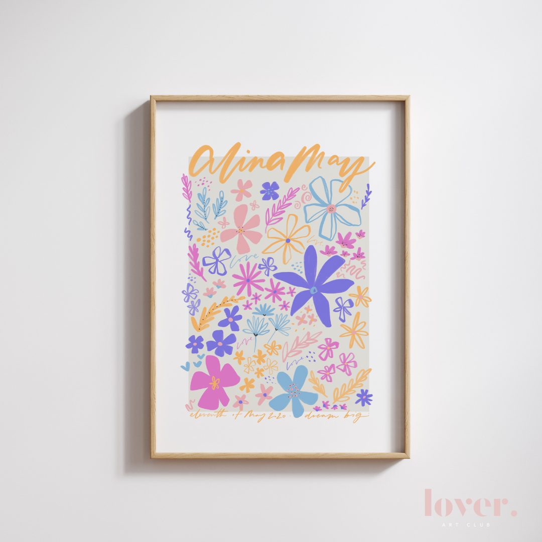 Flower Market | Custom Print